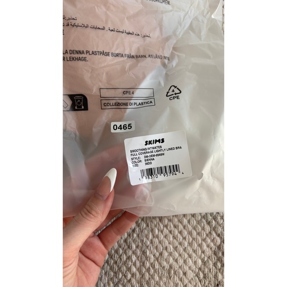 $56 NWT SKIMS Smoothing Lightly Lined Bra Demi Size 36DD - Picture 8 of 8